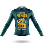 I'm Into Fitness - Green - Men's Cycling Kit-Long Sleeve Jersey-Global Cycling Gear