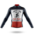 I Ride Like An Old Man V9 - Men's Cycling Kit-Long Sleeve Jersey-Global Cycling Gear