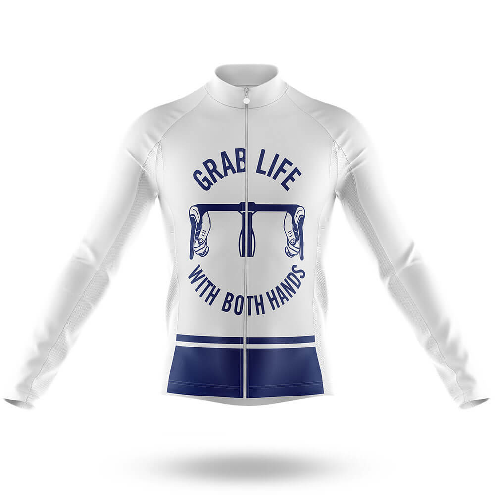 Grab Life - Men's Cycling Kit-Long Sleeve Jersey-Global Cycling Gear