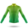 Green Blend - Men's Cycling Kit-Long Sleeve Jersey-Global Cycling Gear