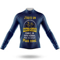 Papa Cycliste - Men's Cycling Kit-Long Sleeve Jersey-Global Cycling Gear
