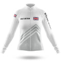 Great Britain S5 White - Women - Cycling Kit-Long Sleeve Jersey-Global Cycling Gear