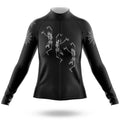 Skeletons Dancing - Women's Cycling Kit-Long Sleeve Jersey-Global Cycling Gear