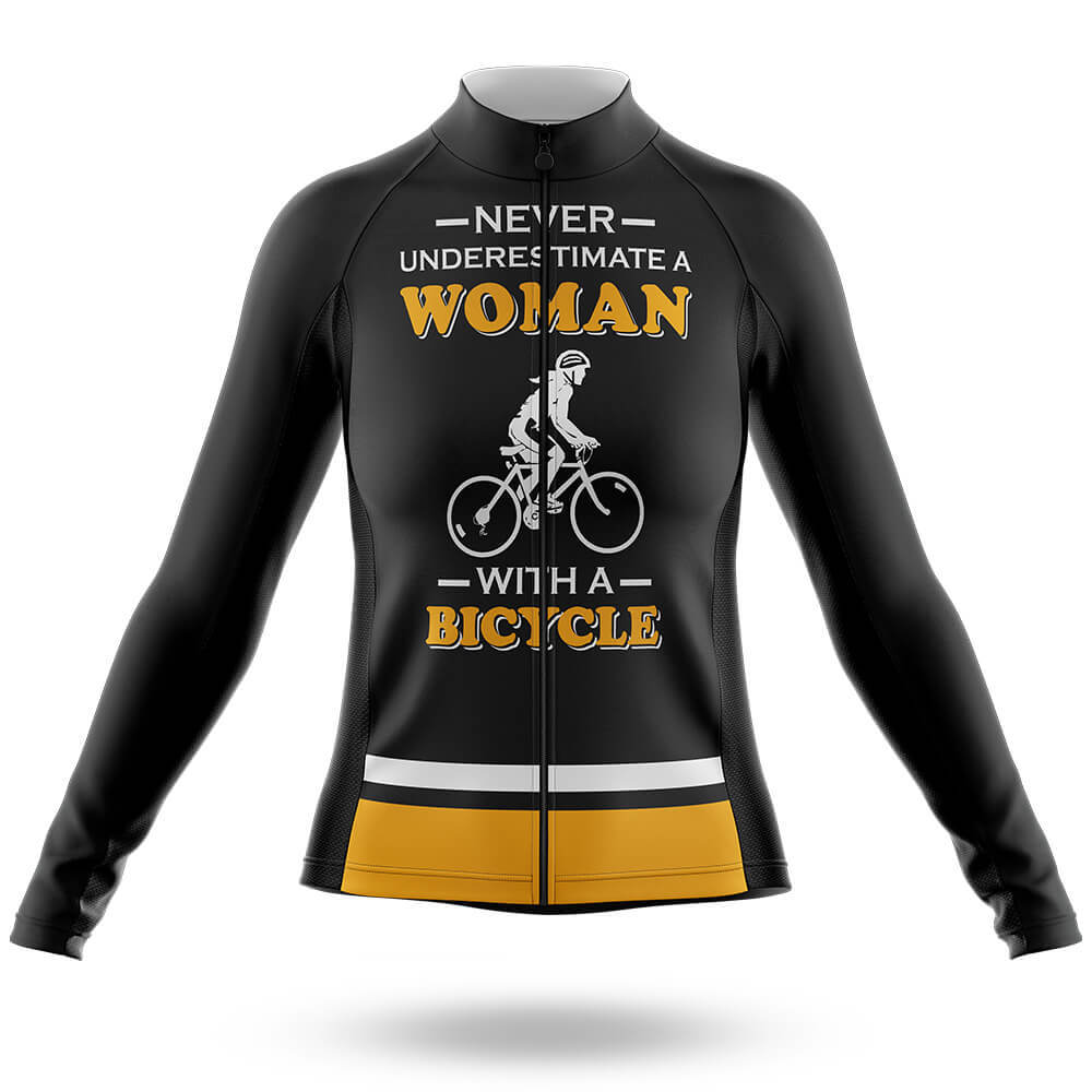 Woman V5 - Women - Cycling Kit-Long Sleeve Jersey-Global Cycling Gear