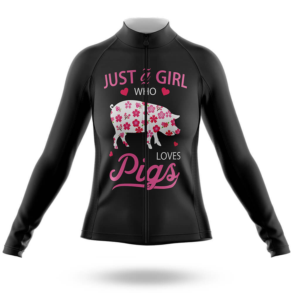 Love Pigs - Women - Cycling Kit-Long Sleeve Jersey-Global Cycling Gear