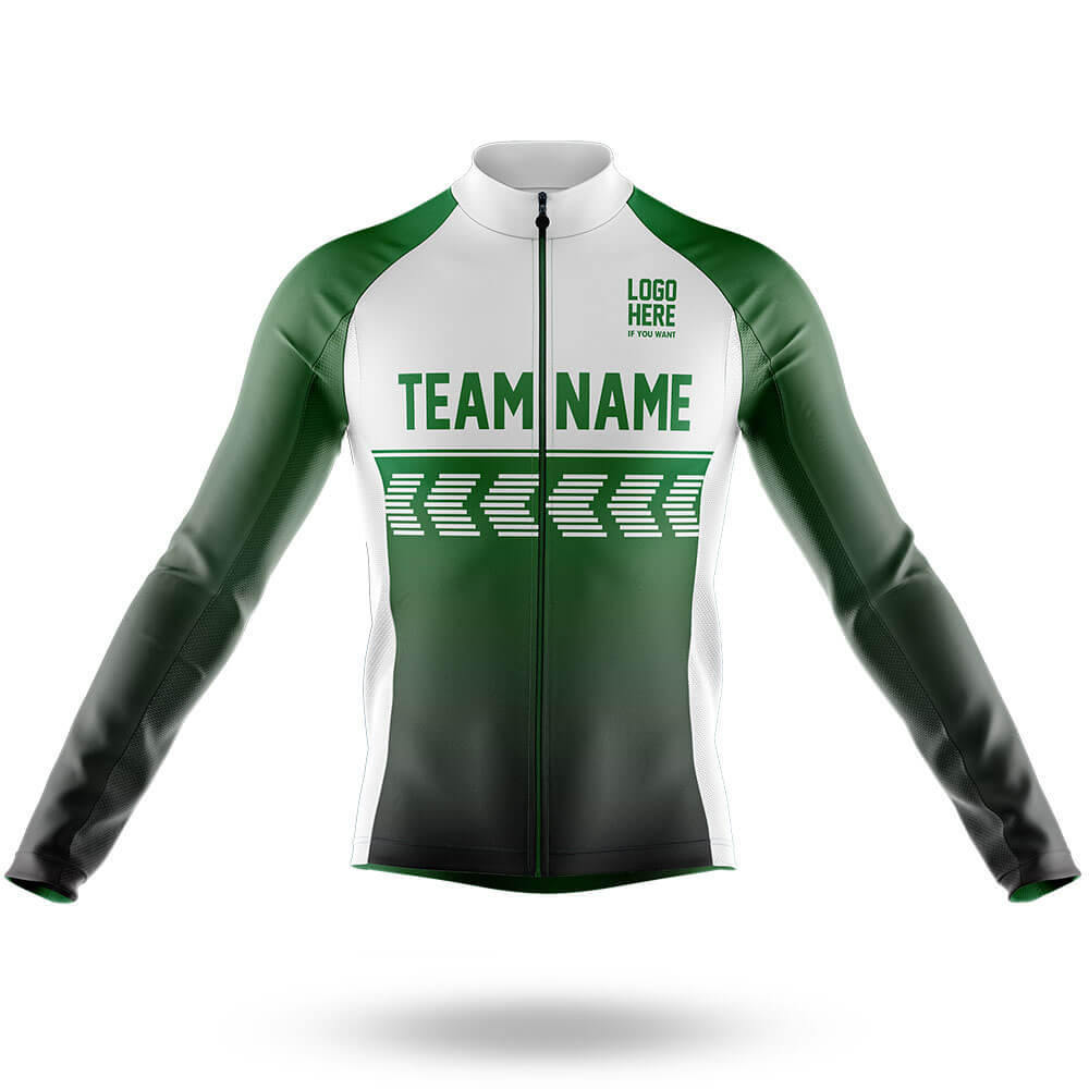 Custom Team Name S4 - Men's Cycling Kit-Long Sleeve Jersey-Global Cycling Gear