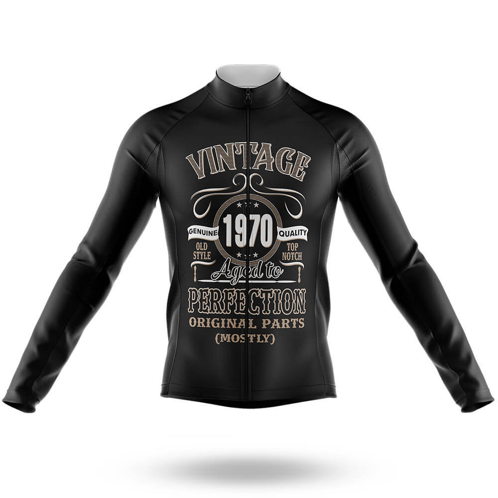 Retro Custom Year Vintage V3 - Men's Cycling Kit-Long Sleeve Jersey-Global Cycling Gear