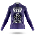 Mom V7 - Women's Cycling Kit-Long Sleeve Jersey-Global Cycling Gear