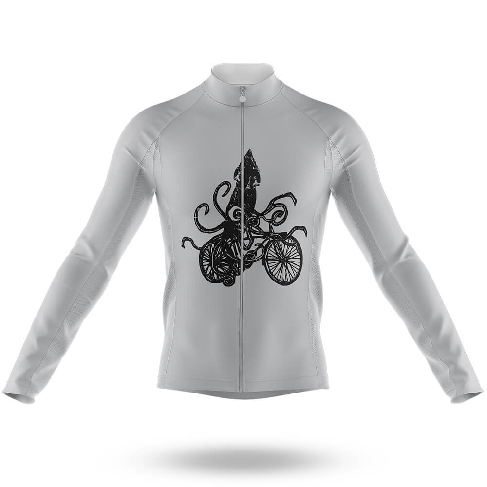 Squid On A Bike - Men's Cycling Kit-Long Sleeve Jersey-Global Cycling Gear