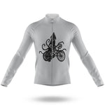 Squid On A Bike - Men's Cycling Kit-Long Sleeve Jersey-Global Cycling Gear