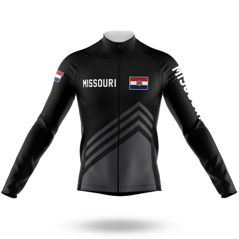 Missouri S4 Black - Men's Cycling Kit-Long Sleeve Jersey-Global Cycling Gear