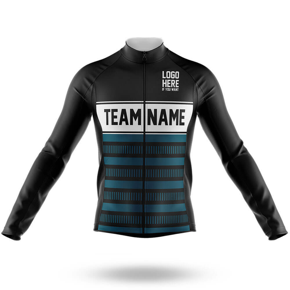 Custom Team Name S19 - Men's Cycling Kit-Long Sleeve Jersey-Global Cycling Gear
