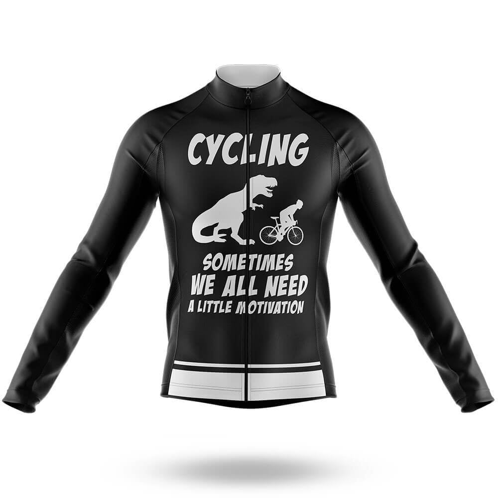 Cycling Motivation - Men's Cycling Kit-Long Sleeve Jersey-Global Cycling Gear