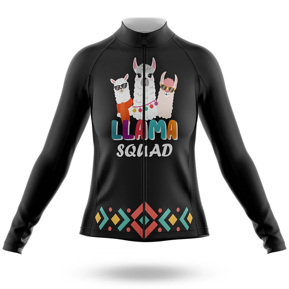 Llama Squad - Women - Cycling Kit-Long Sleeve Jersey-Global Cycling Gear