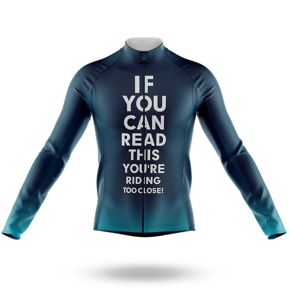 If You Can Read This - Men's Cycling Kit-Long Sleeve Jersey-Global Cycling Gear