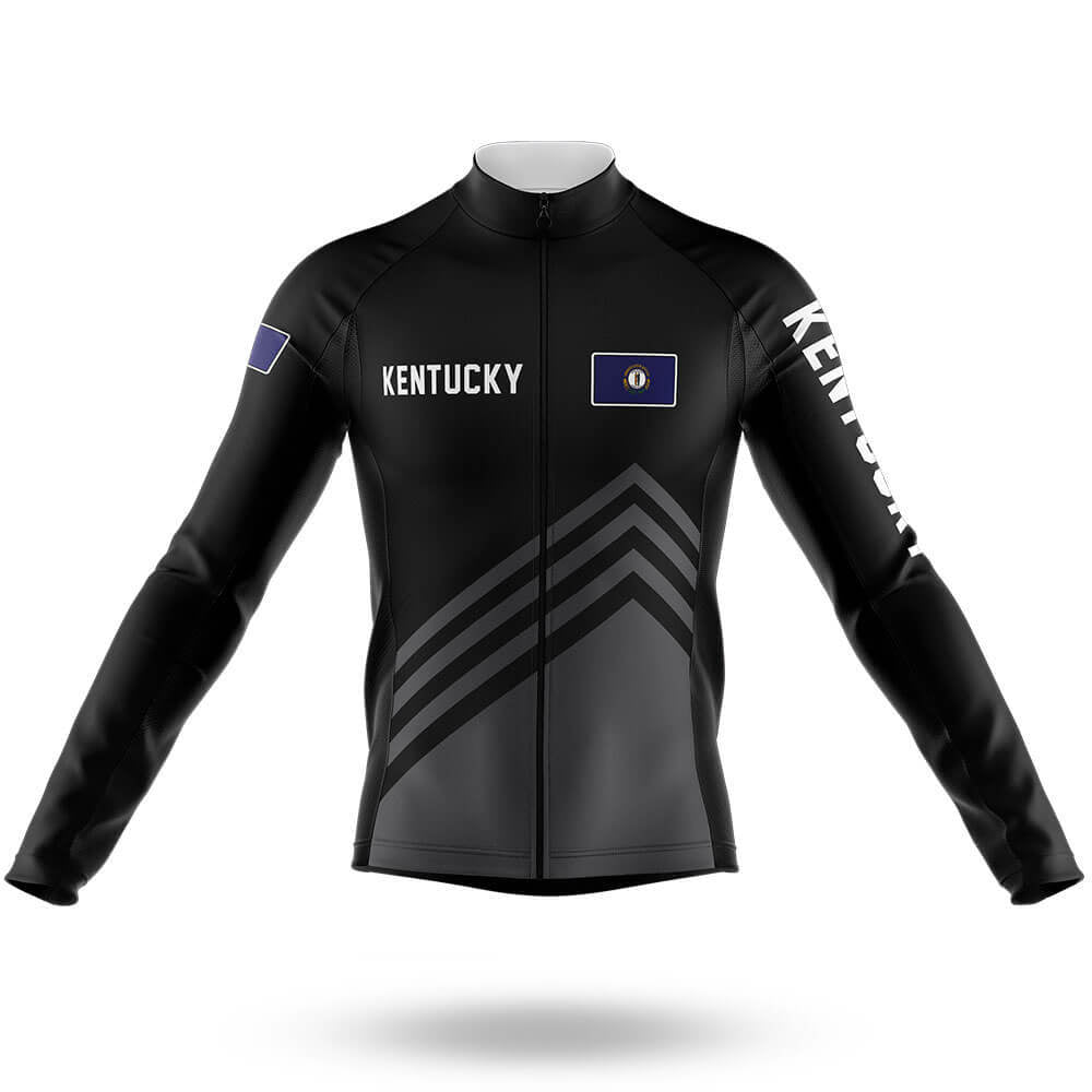 Kentucky S4 Black - Men's Cycling Kit-Long Sleeve Jersey-Global Cycling Gear