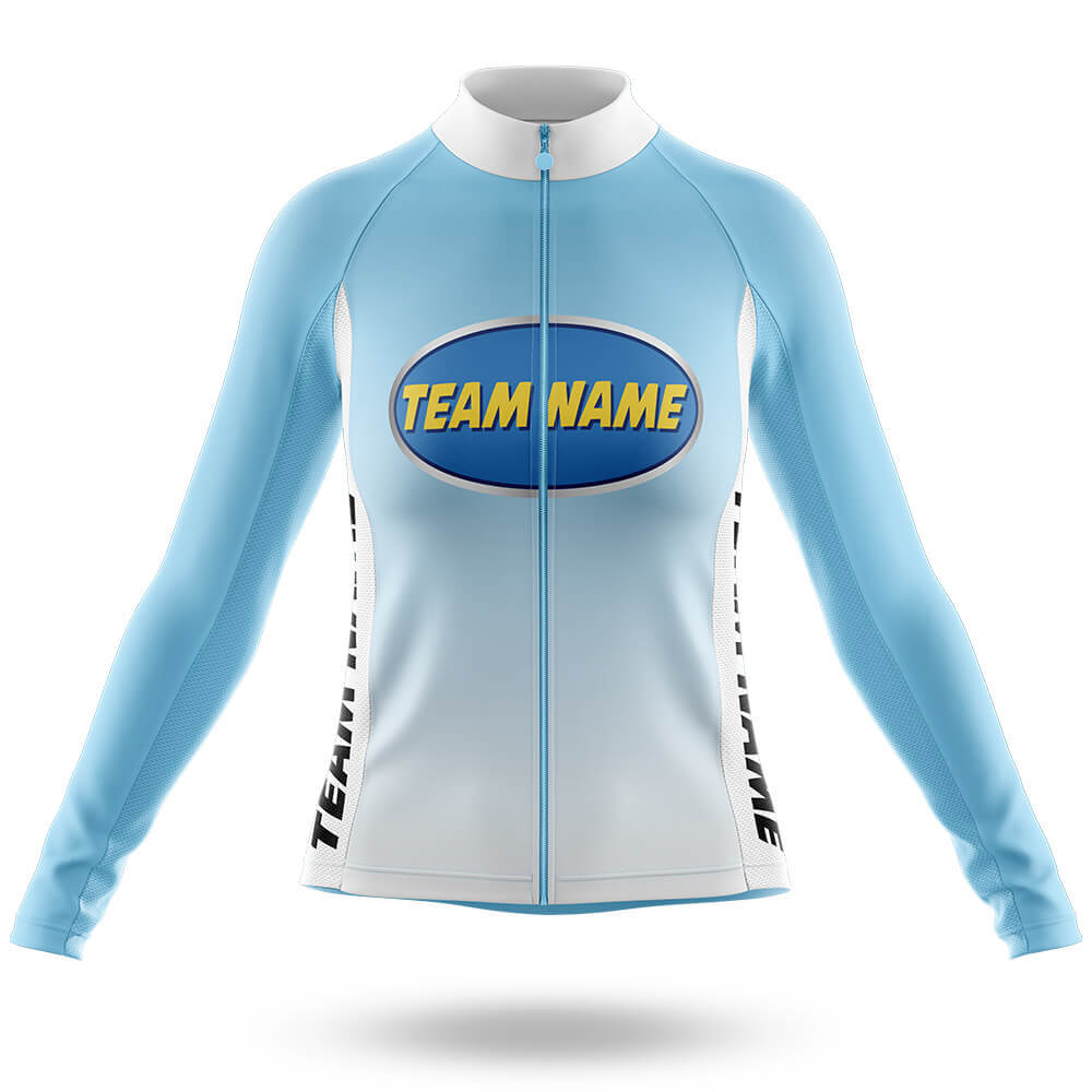 Custom Team Name M28 - Women's Cycling Kit-Long Sleeve Jersey-Global Cycling Gear