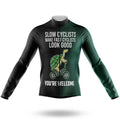 Slow Cyclist V6 - Men's Cycling Kit-Long Sleeve Jersey-Global Cycling Gear