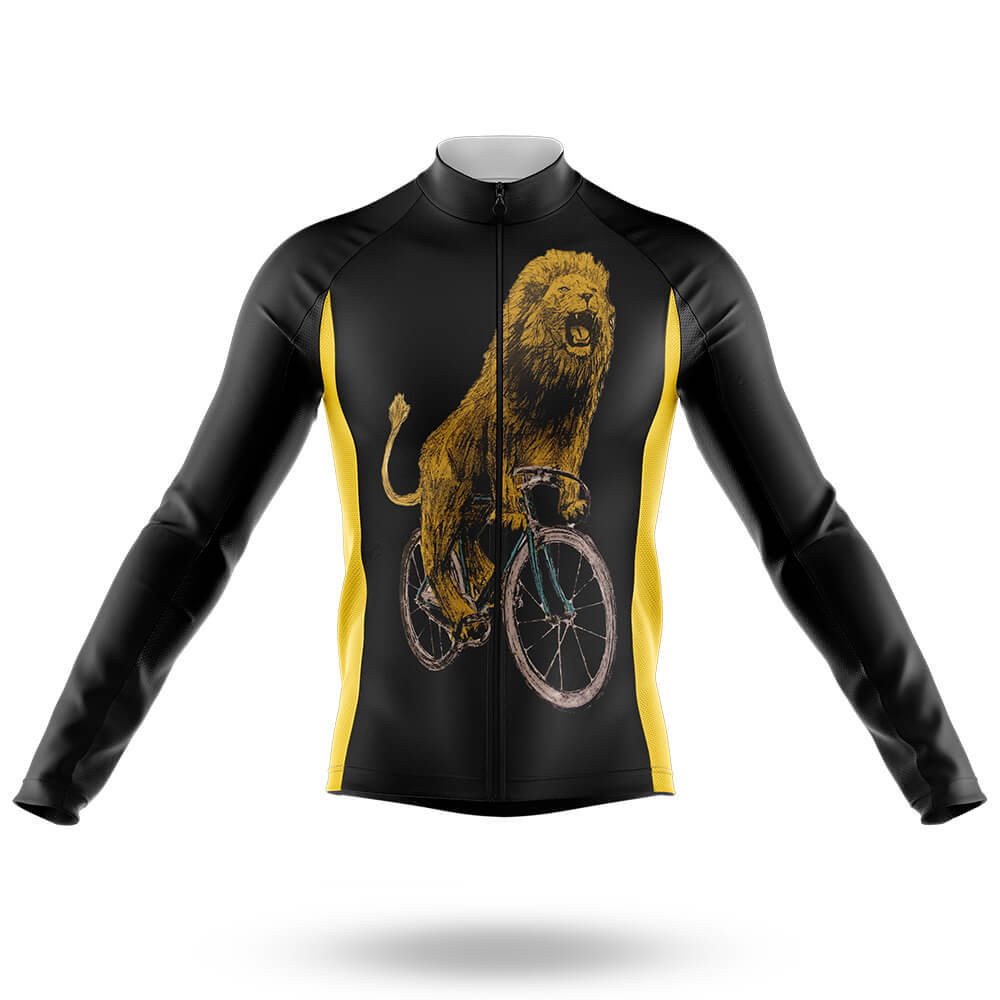 Cycling Lion - Men's Cycling Kit-Long Sleeve Jersey-Global Cycling Gear