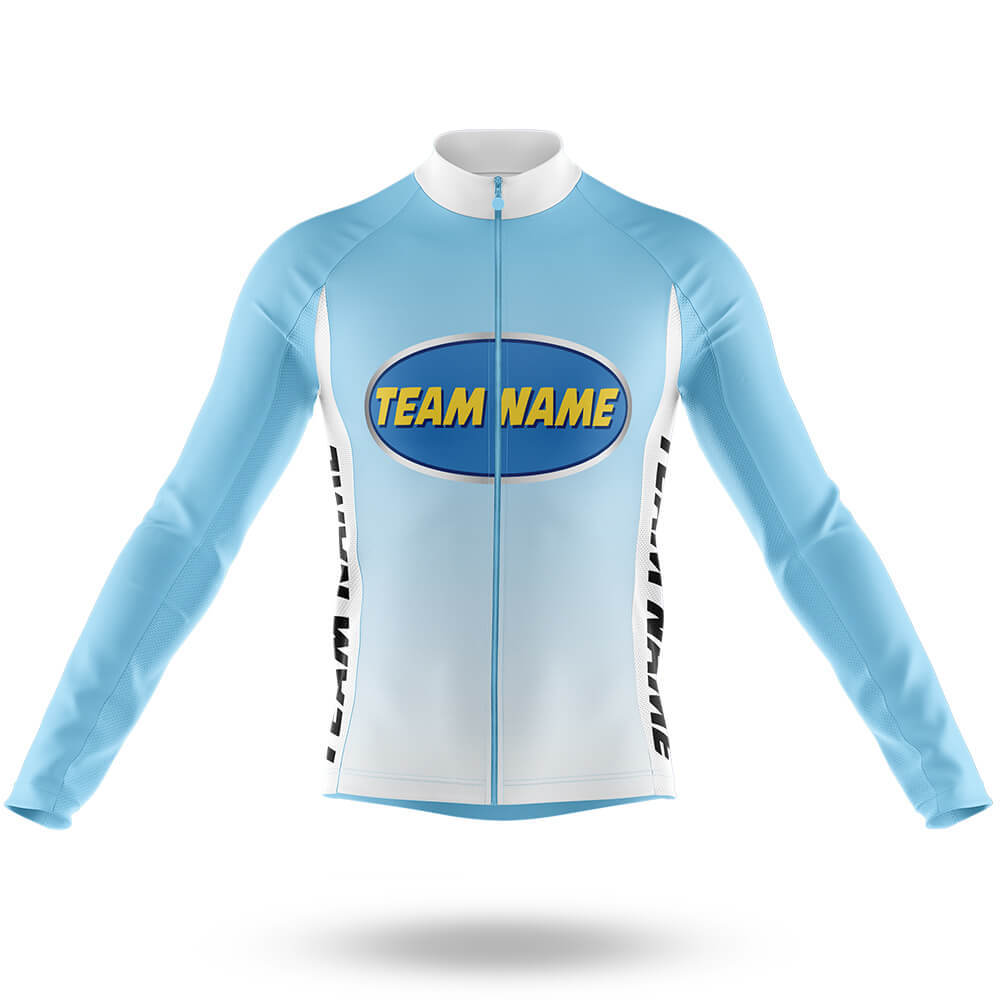 Custom Team Name M28 - Men's Cycling Kit-Long Sleeve Jersey-Global Cycling Gear