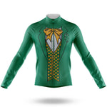 Leprechaun Tuxedo - Men's Cycling Kit-Long Sleeve Jersey-Global Cycling Gear