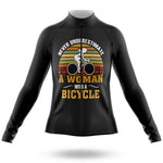 Woman Cycling V4 - Women - Cycling Kit-Long Sleeve Jersey-Global Cycling Gear