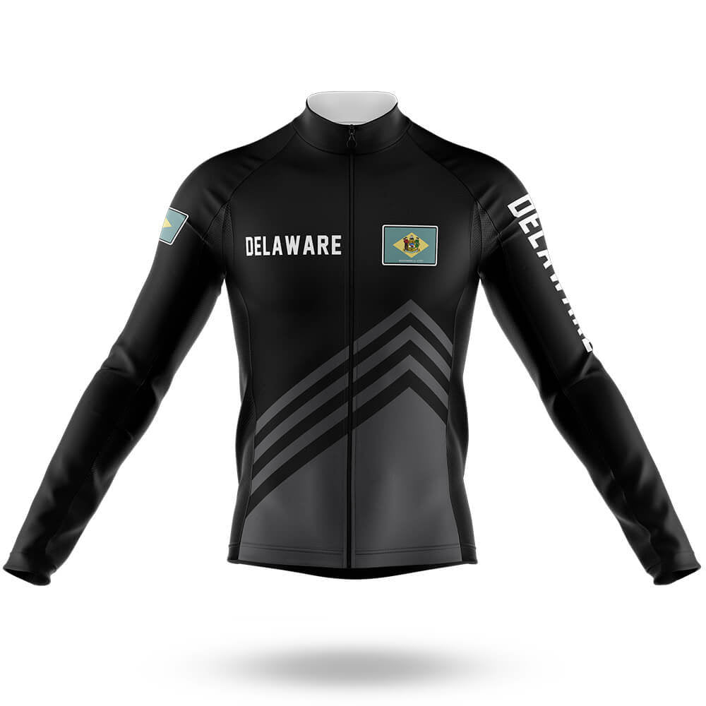 Delaware S4 Black - Men's Cycling Kit-Long Sleeve Jersey-Global Cycling Gear