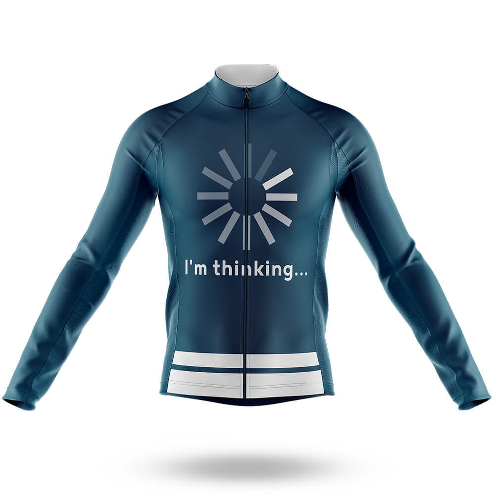 I'm Thinking - Men's Cycling Kit-Long Sleeve Jersey-Global Cycling Gear