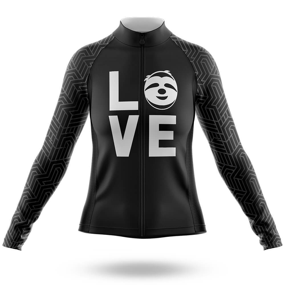 Love Sloth - Women's Cycling Kit-Long Sleeve Jersey-Global Cycling Gear