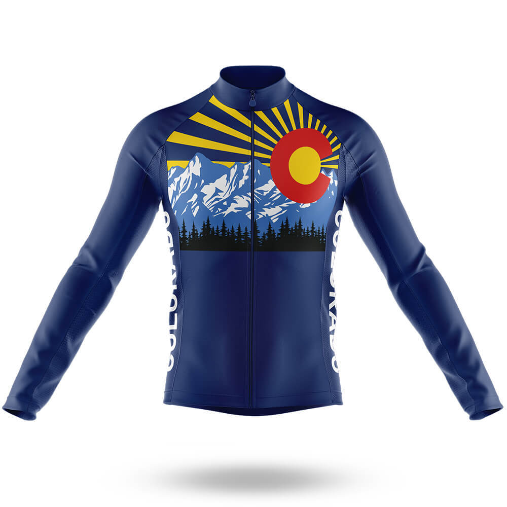 Colorado Sunshine - Men's Cycling Kit-Long Sleeve Jersey-Global Cycling Gear