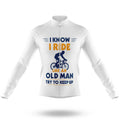 I Ride Like An Old Man V5 - Men's Cycling Kit-Long Sleeve Jersey-Global Cycling Gear