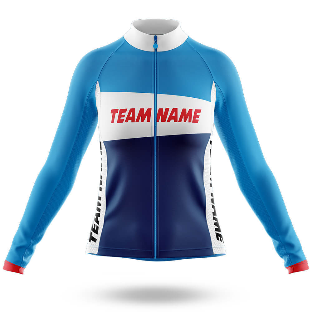 Custom Team Name M25 - Women's Cycling Kit-Long Sleeve Jersey-Global Cycling Gear