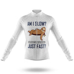 Am I Slow? V3 - Men's Cycling Kit-Long Sleeve Jersey-Global Cycling Gear