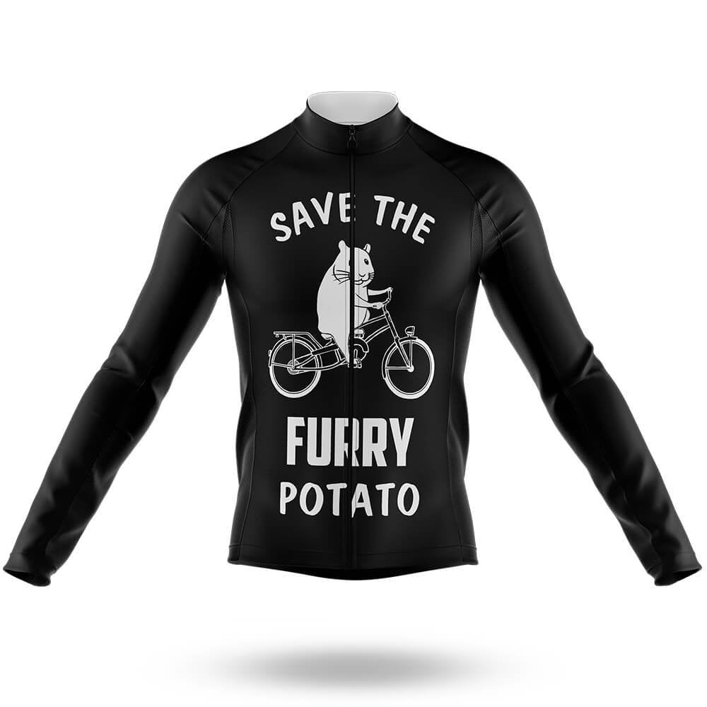 The Furry Potato - Men's Cycling Kit-Long Sleeve Jersey-Global Cycling Gear