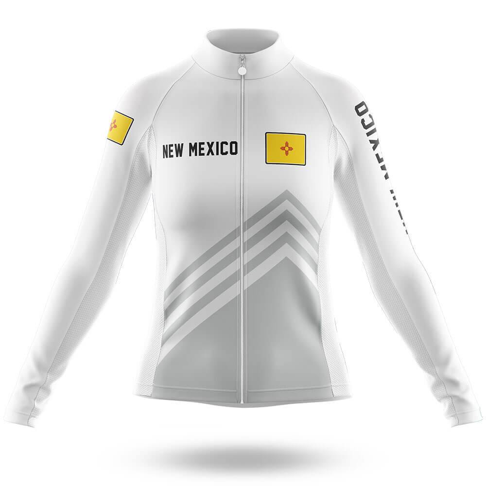 New Mexico S4 White - Women - Cycling Kit-Long Sleeve Jersey-Global Cycling Gear