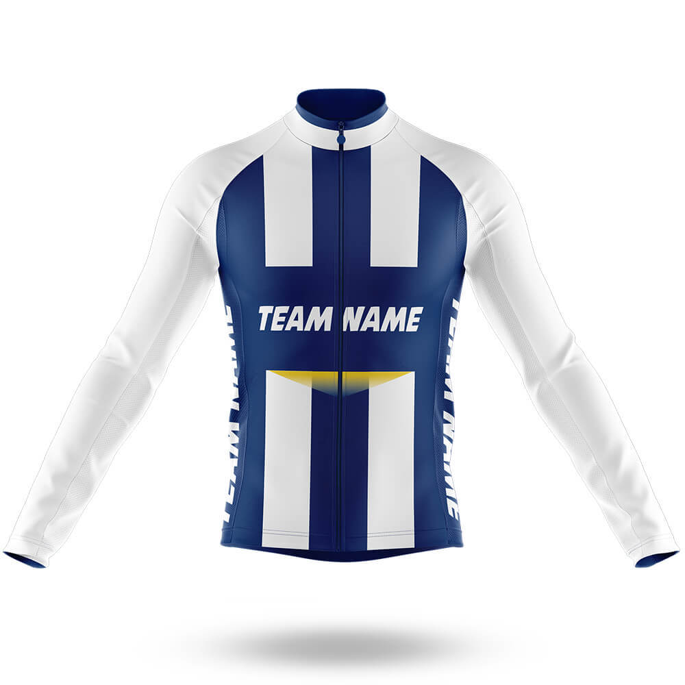 Custom Team Name M29 - Men's Cycling Kit-Long Sleeve Jersey-Global Cycling Gear