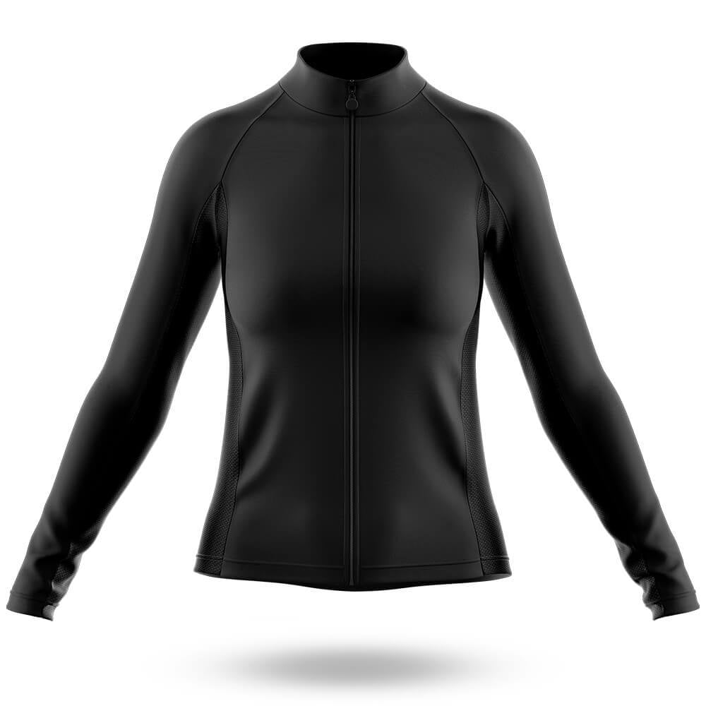 Basic Black - Women - Cycling Kit-Long Sleeve Jersey-Global Cycling Gear