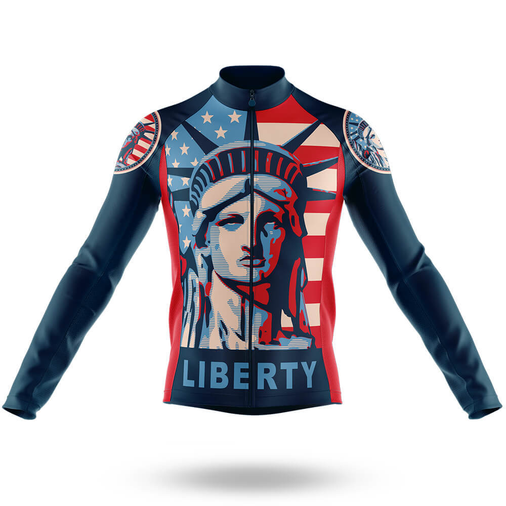 USA Signature - Men's Cycling Kit-Long Sleeve Jersey-Global Cycling Gear