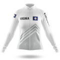 Virginia S4 White - Women - Cycling Kit-Long Sleeve Jersey-Global Cycling Gear