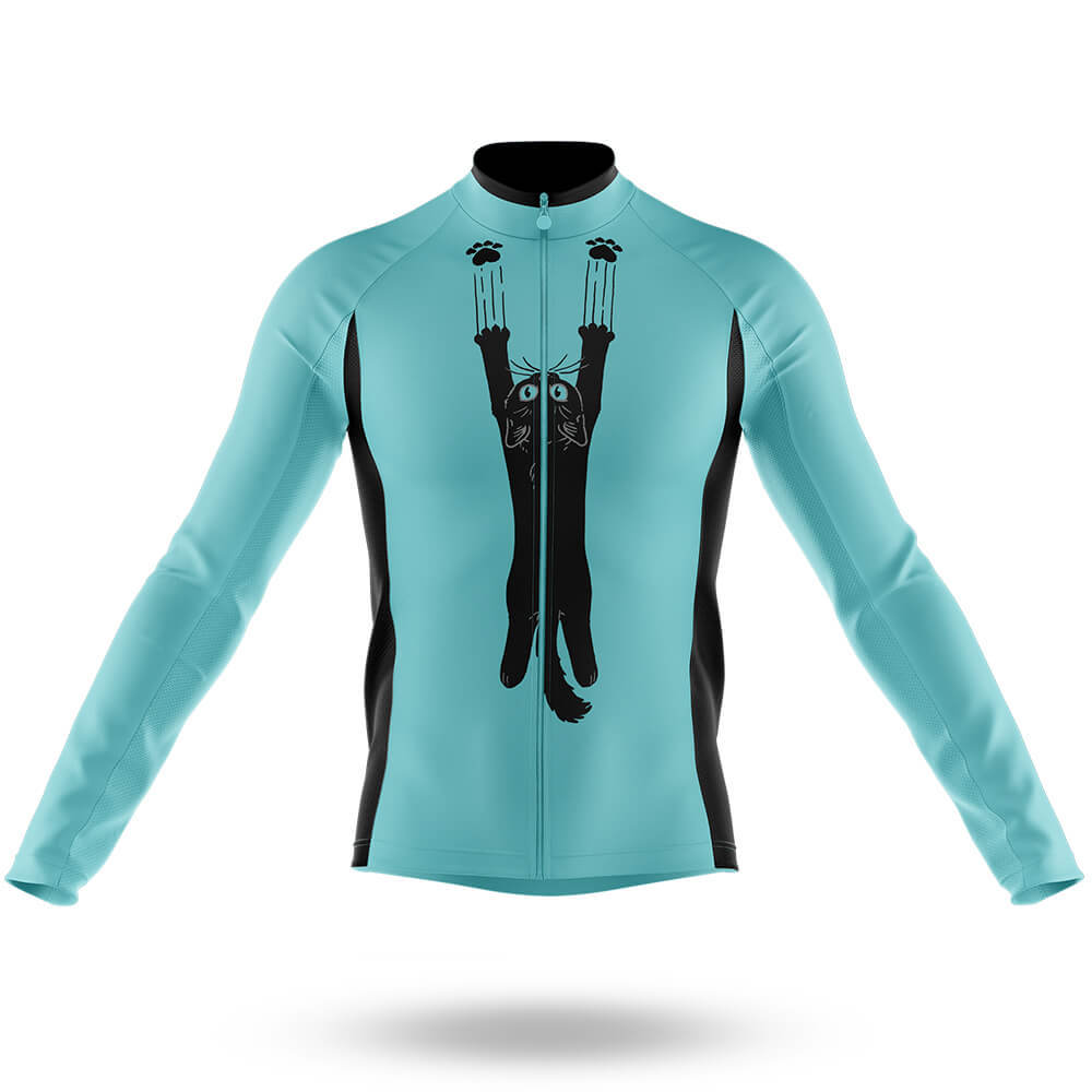 Cat Paw - Men's Cycling Kit-Long Sleeve Jersey-Global Cycling Gear