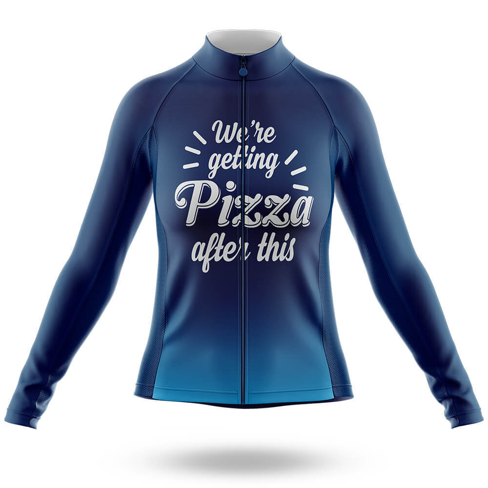 Pizza After This - Women - Cycling Kit-Long Sleeve Jersey-Global Cycling Gear