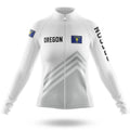 Oregon S4 White - Women - Cycling Kit-Long Sleeve Jersey-Global Cycling Gear