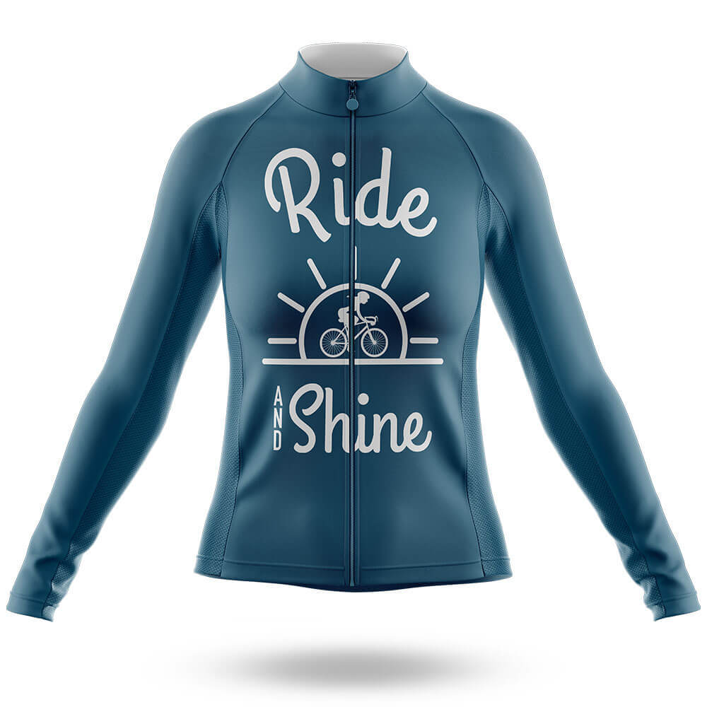 Ride and Shine - Women's Cycling Kit-Long Sleeve Jersey-Global Cycling Gear