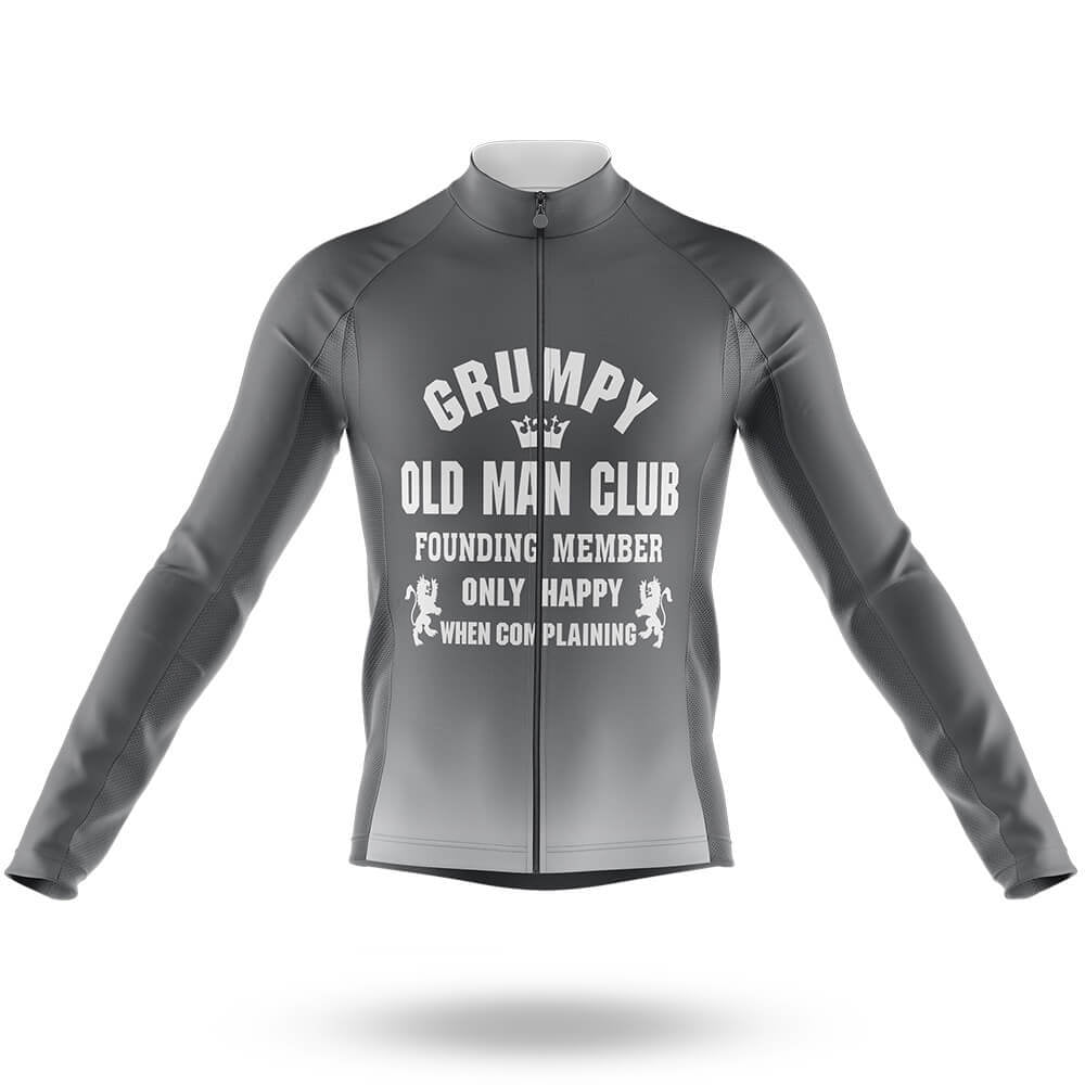 Old Man Club - Men's Cycling Kit-Long Sleeve Jersey-Global Cycling Gear