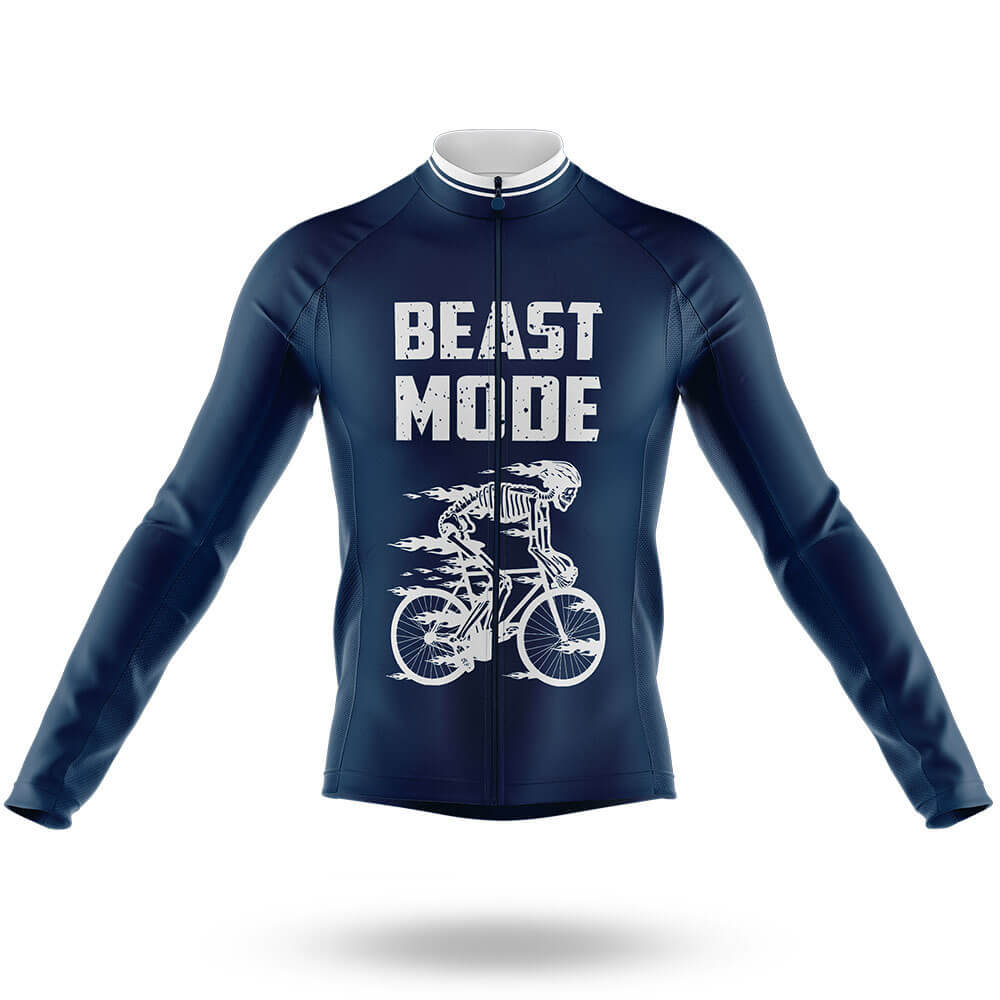 Beast Mode - Men's Cycling Kit-Long Sleeve Jersey-Global Cycling Gear