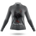 Classy Chick - Women's Cycling Kit-Long Sleeve Jersey-Global Cycling Gear