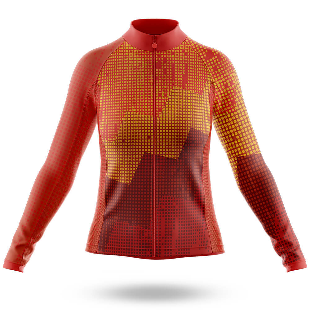 Solar - Women's Cycling Kit-Long Sleeve Jersey-Global Cycling Gear