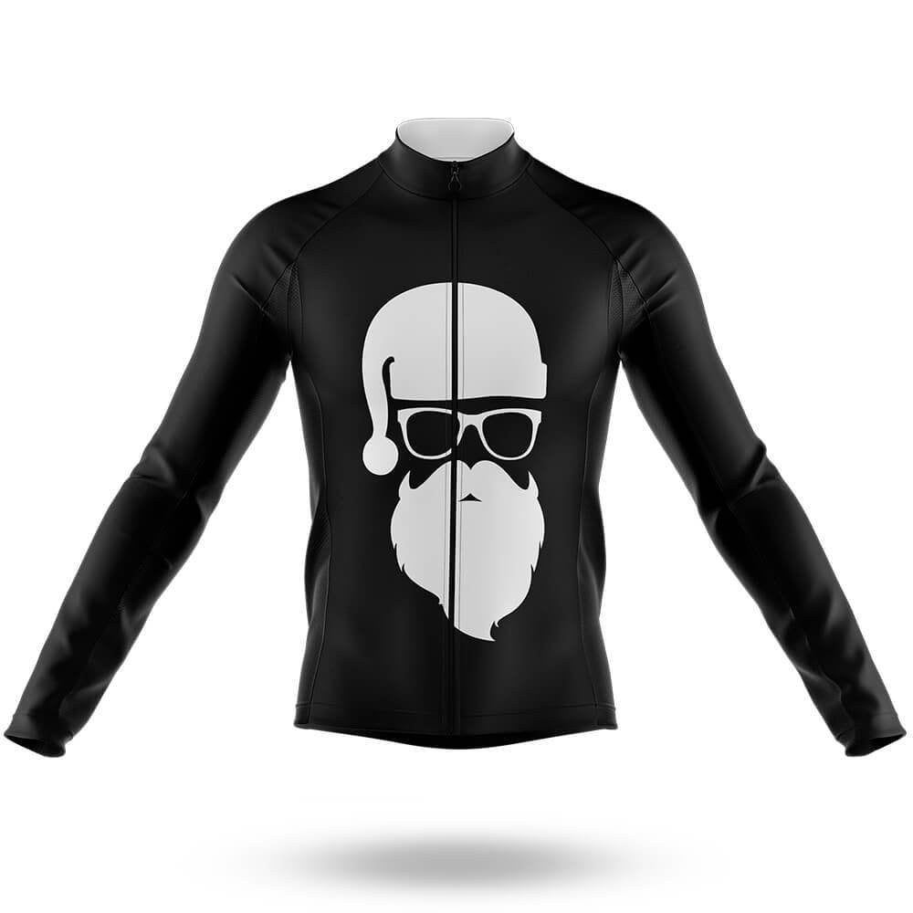 Hipster Santa - Men's Cycling Kit-Long Sleeve Jersey-Global Cycling Gear