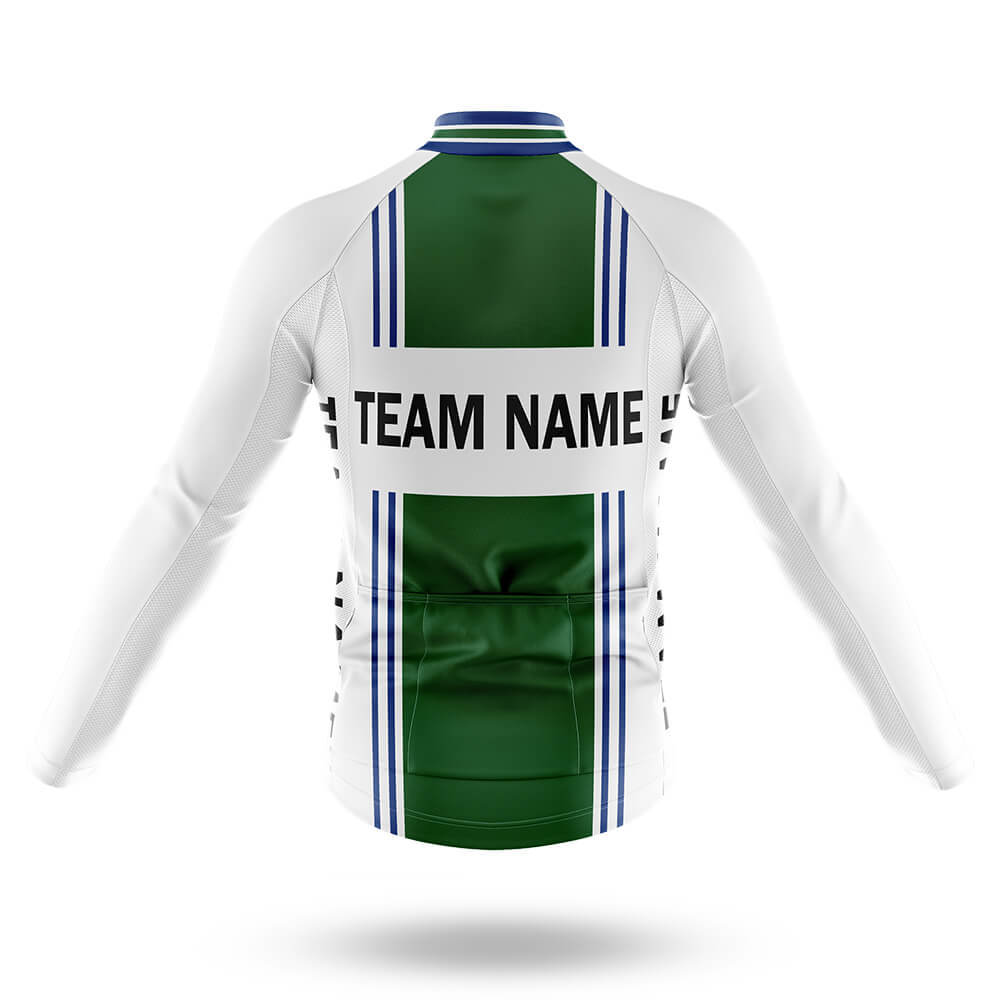 Custom Team Name M4 Green - Men's Cycling Kit-Full Set-Global Cycling Gear