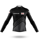 Northern Ireland S5 Black - Men's Cycling Kit-Long Sleeve Jersey-Global Cycling Gear